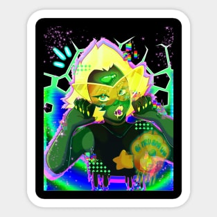 trippy gem Sticker